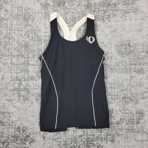 Pearl Izumi Elite Cycling Jersey Women's Large Black Tank Top Pockets